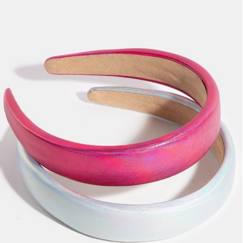 Set of 2 iridescent headbands new